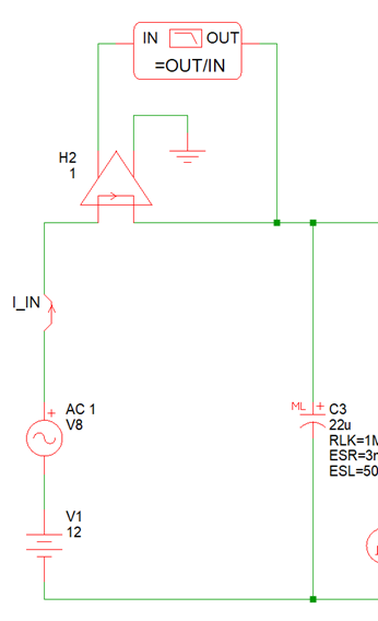 input impedance circuit